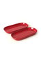 Hermia Juego de Fuentes de Cerámica Roja 26 cm (2 Piezas) lifeprint